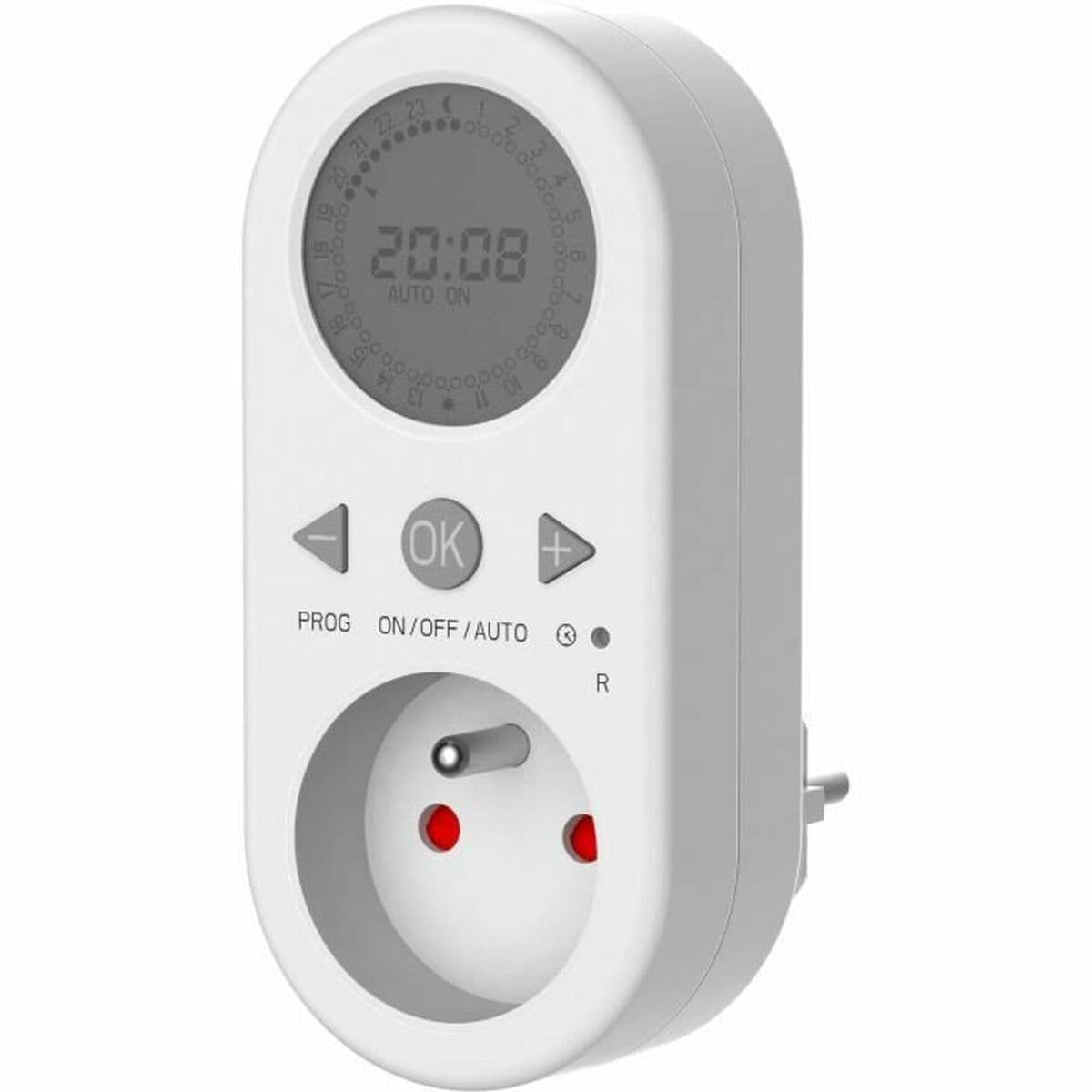 Timer GAO Display Timer digitale Controllo facile con tasti Indicatore LED di funzionamento 8 programmi 24 h 1800 W 230 V 16 A - Image 5