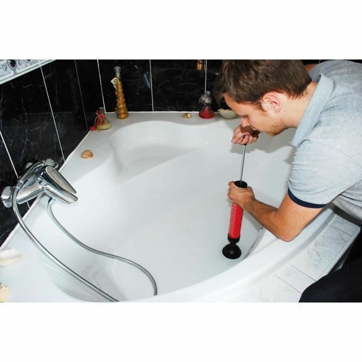 Stūmoklis Rothenberger ROPOMPE I Juoda Raudona Plastmasinis - Image 4