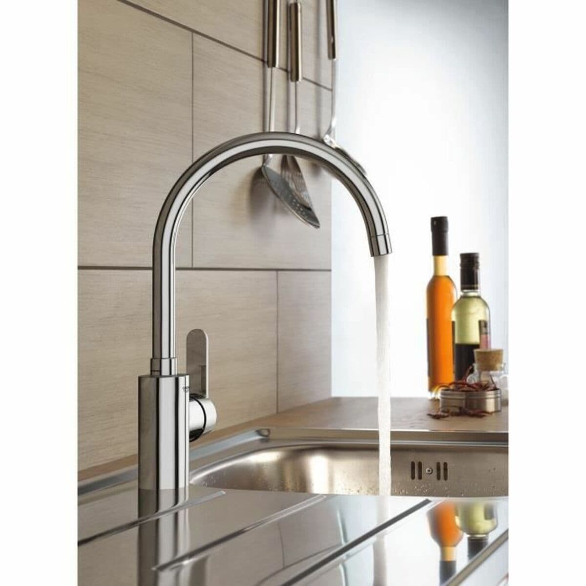 Kitchen Tap Grohe Get - 31494001 C formos Metalinis - Image 2