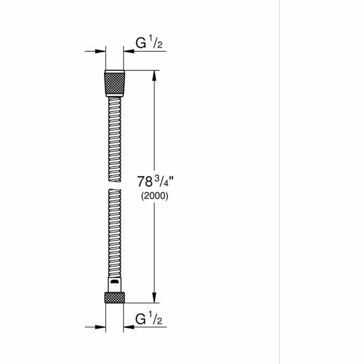 Duschros Grohe Grå Chrome Metall - Image 5