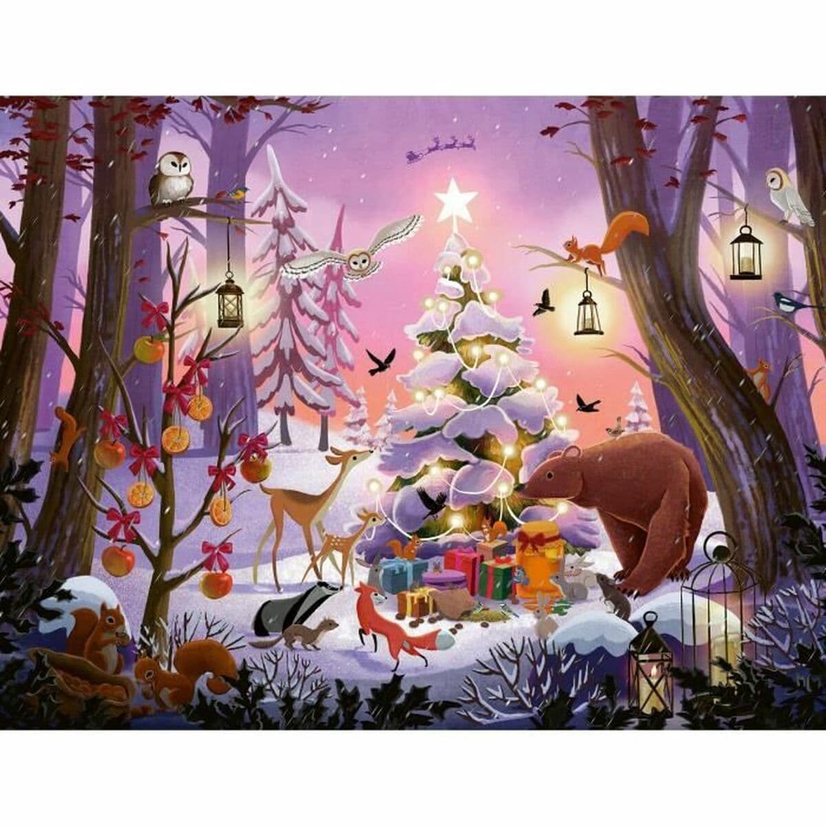 Puzzle Ravensburger NAVIDAD EN EL BOSQUE 2000 Piezas - Image 3