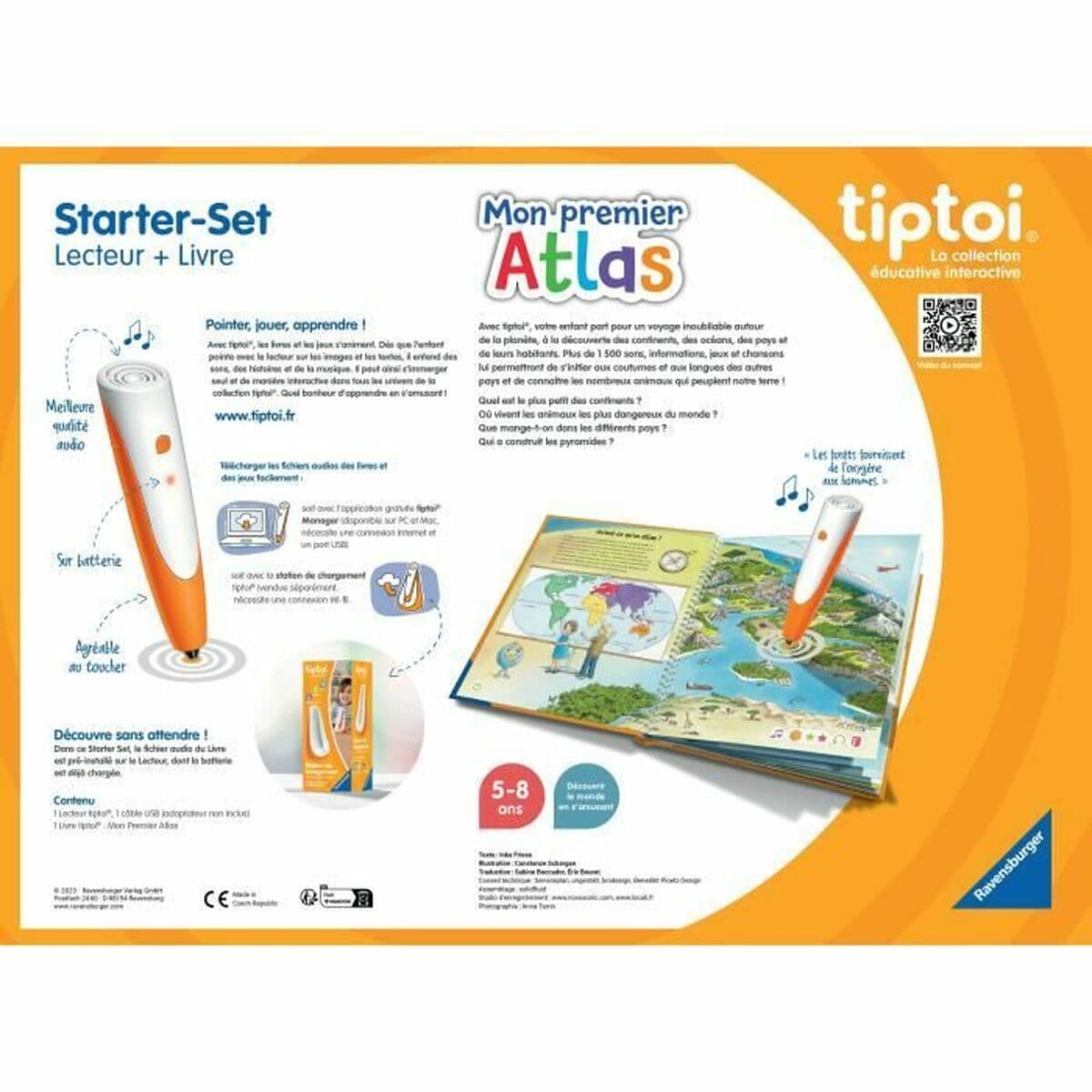 Juego Educativo Ravensburger tiptoi® Starter Atlas 4005556001774 (FR) - Image 3