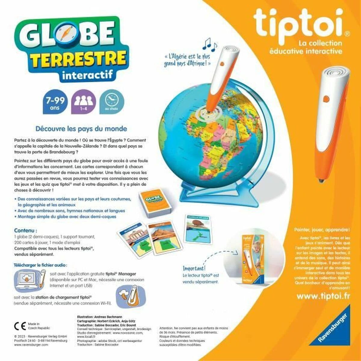 Globo Terráqueo Interactivo Ravensburger (FR) Plástico - Image 5