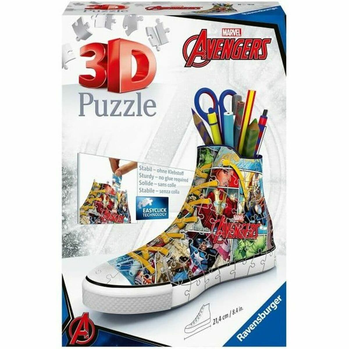 Puzzle 3D Ravensburger Sneaker  Avengers 108 Części