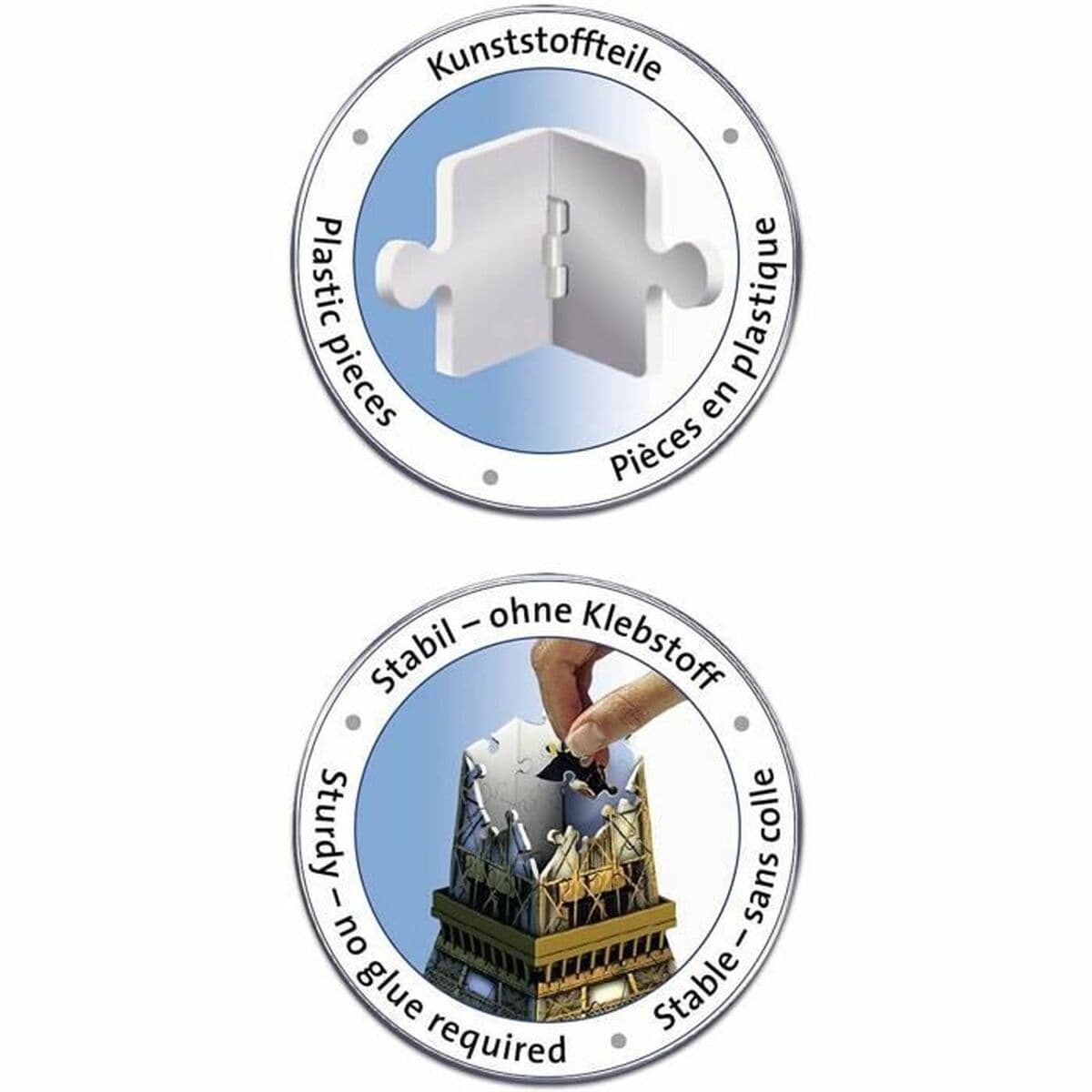 Puzzle 3D Ravensburger Iceland: Kirkjuffellsfoss  216 Części 3D - Image 3