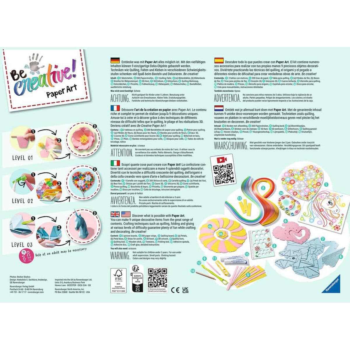 Satz mit Papierhandarbeiten Ravensburger 18236 - Image 2