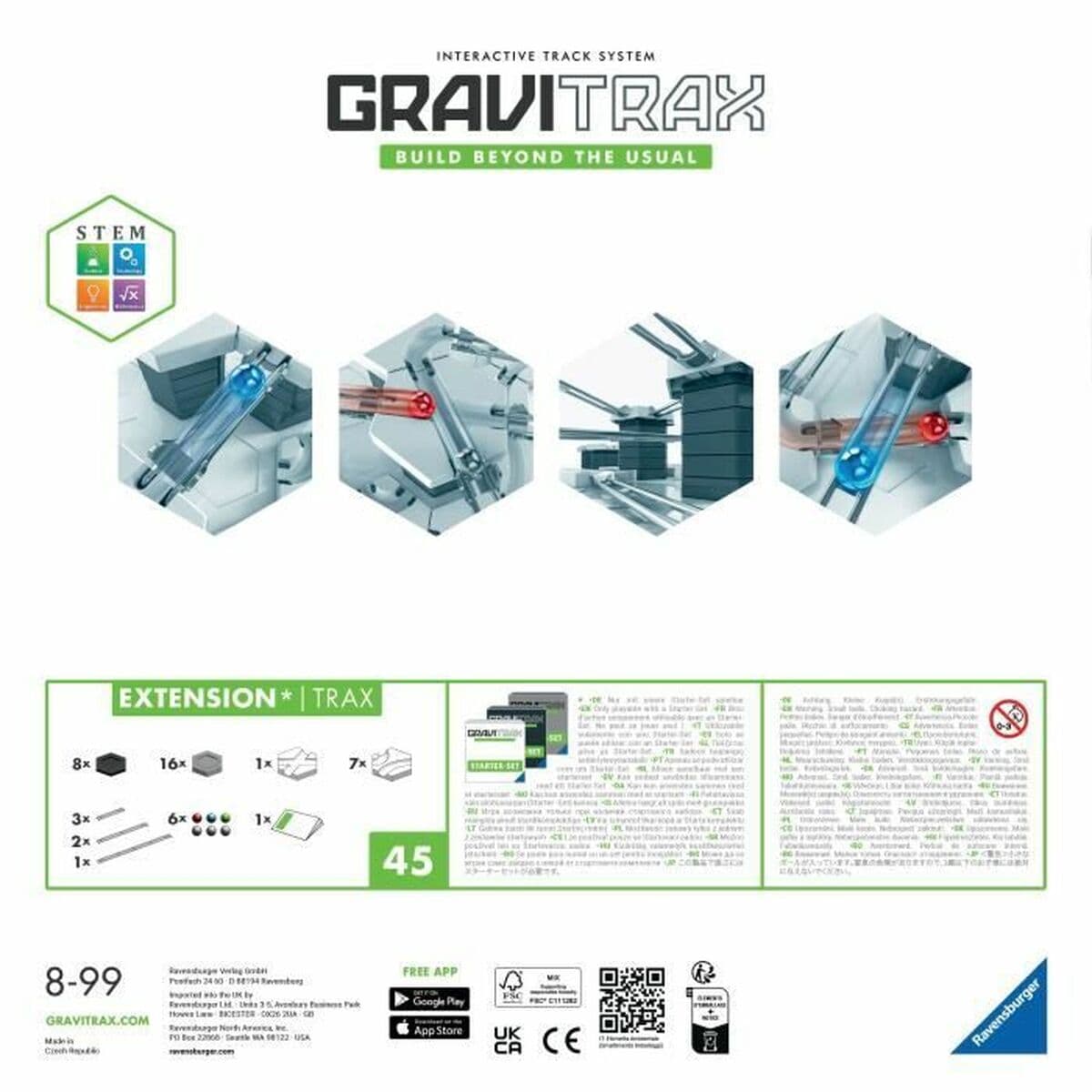 Juego de Mesa Ravensburger GraviTrax Set d'Extension Trax / Rails - 224142 - Image 5