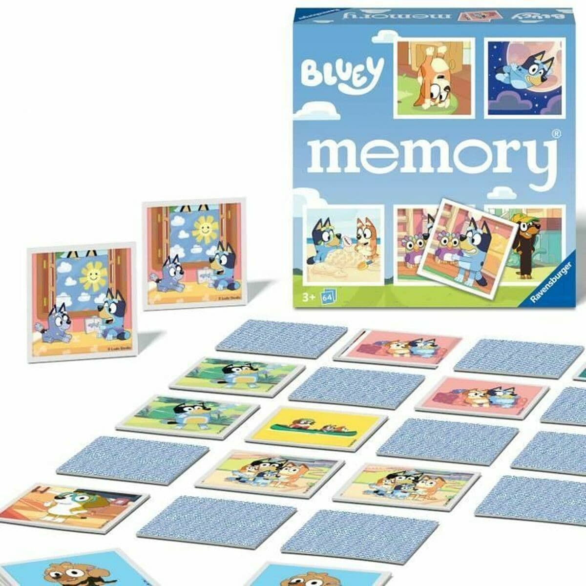 Stalo žaidimas Ravensburger Grand memory® Bluey - Image 3