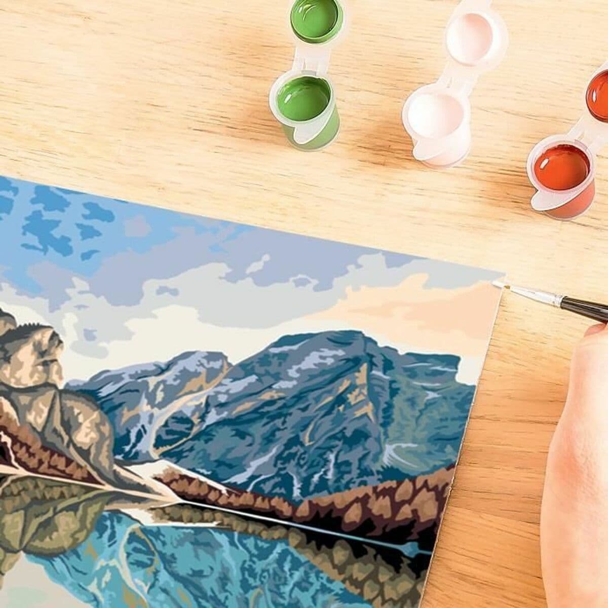 Set de pictură pe numere Ravensburger Lake Views 30 x 40 cm - Image 6