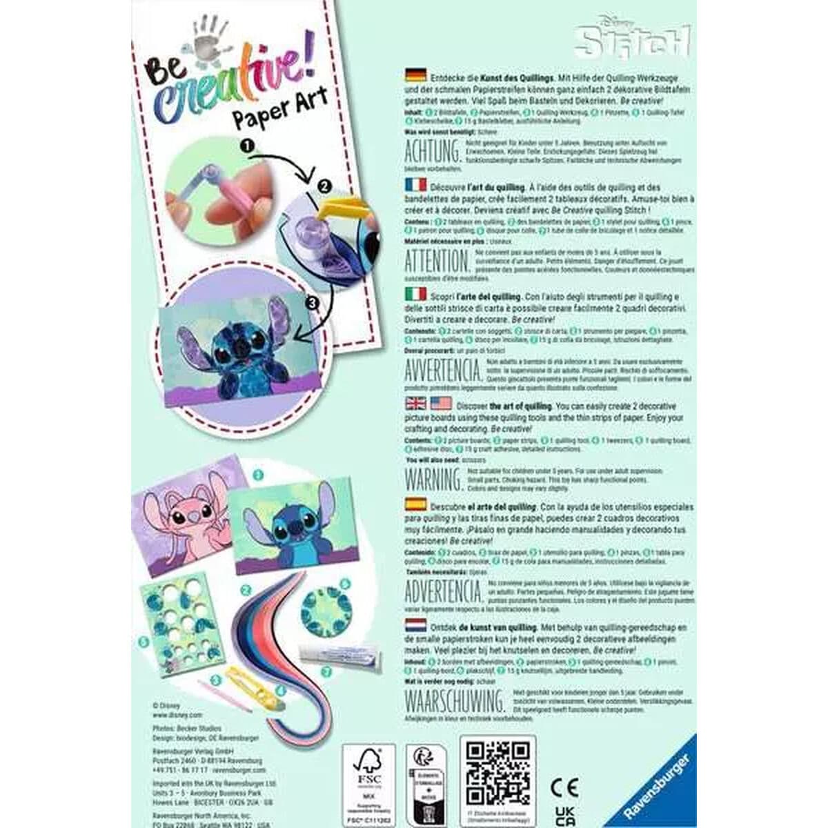 Bastelspiel Ravensburger Be creative ! Paper Art Stitch - Image 3