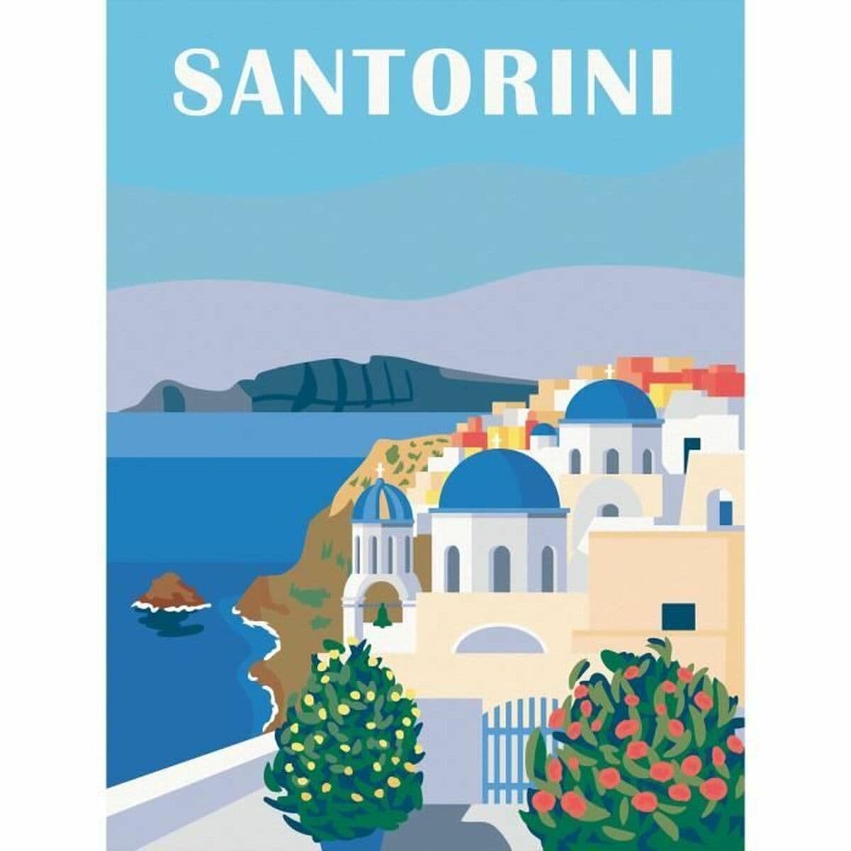 Malen nach Zahlen Set Ravensburger Santorini 30 x 40 cm - Image 2