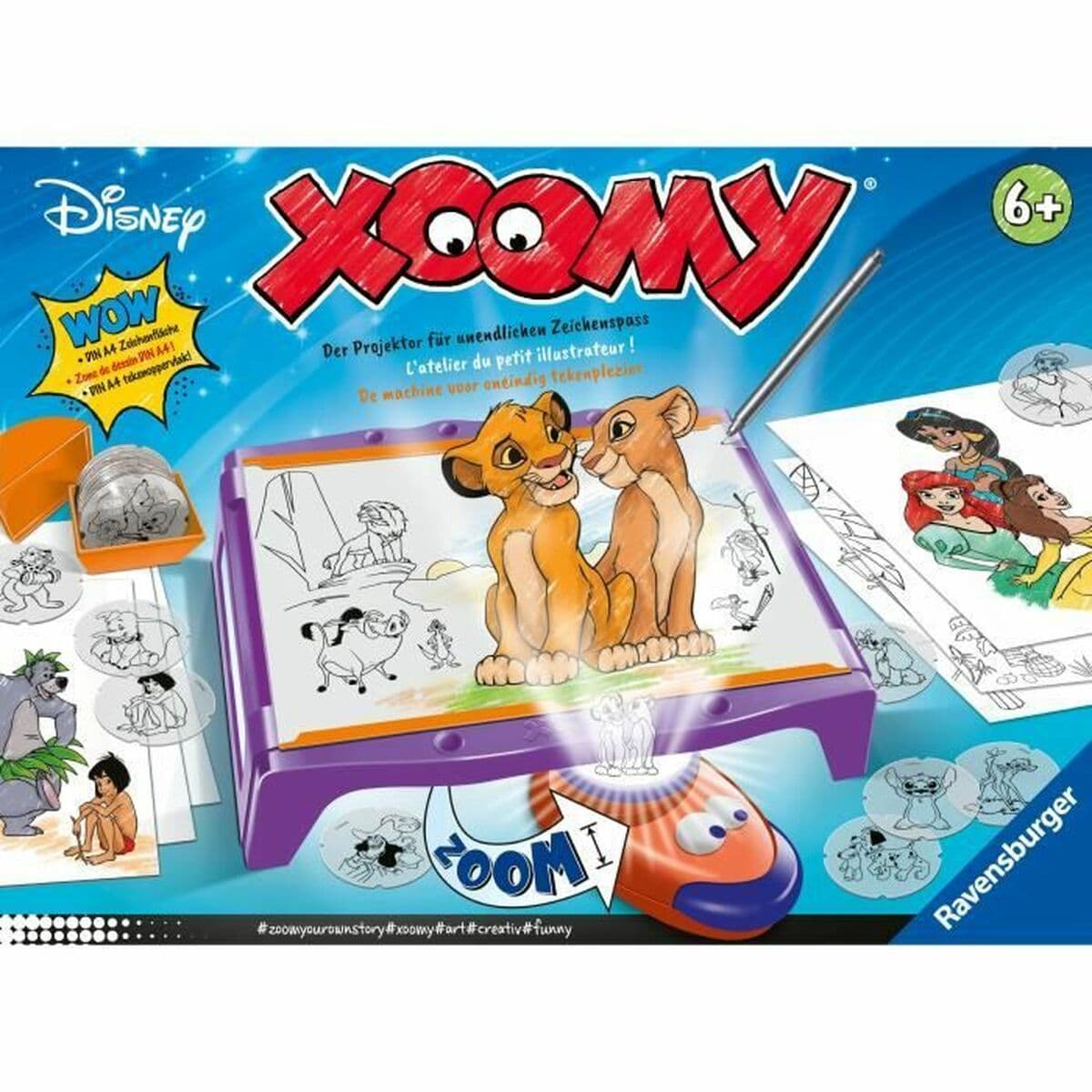 Zestaw do rysowania Ravensburger Xoomy Maxi Disney Wielokolorowy - Image 5