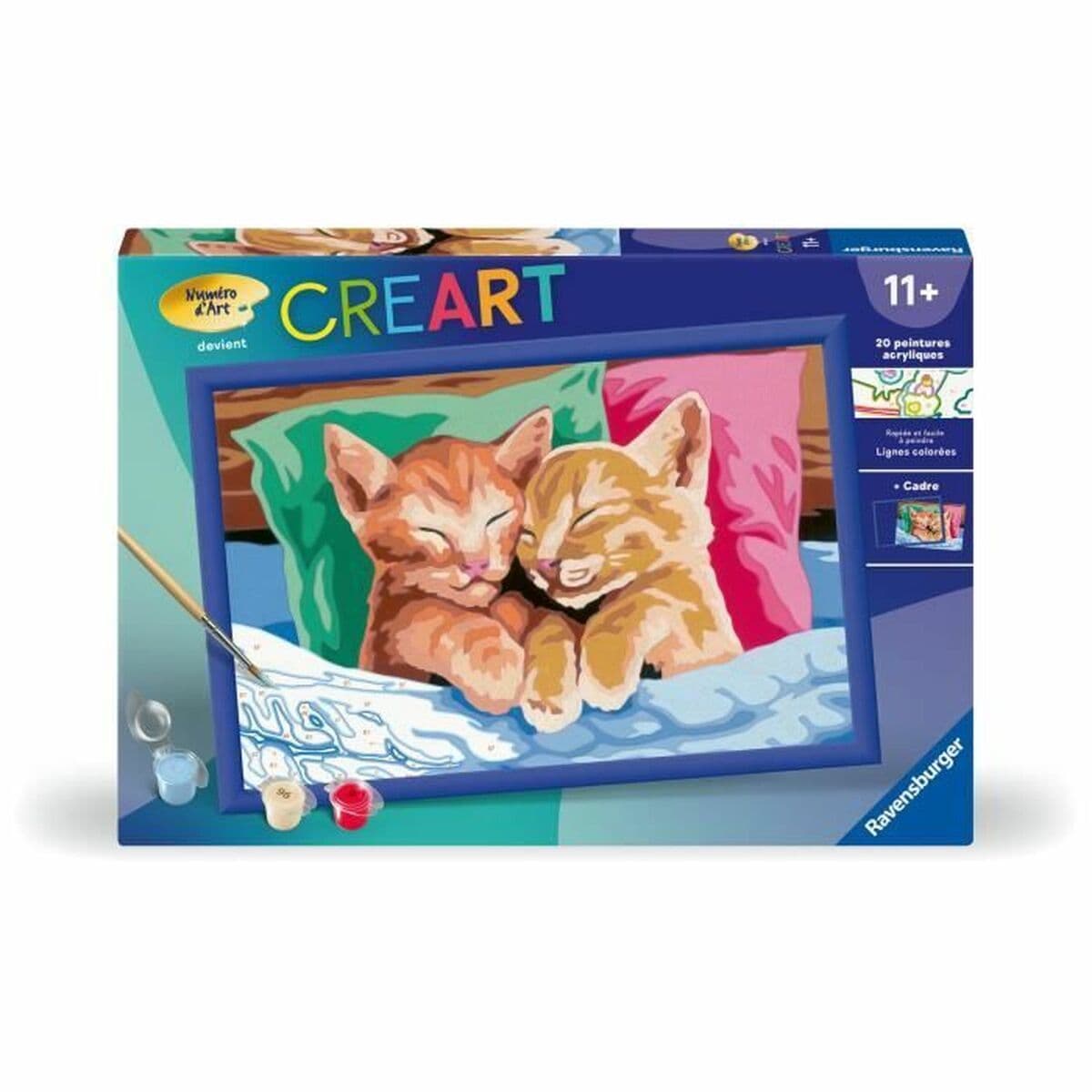 Malen nach Zahlen Set Ravensburger CReart Cats