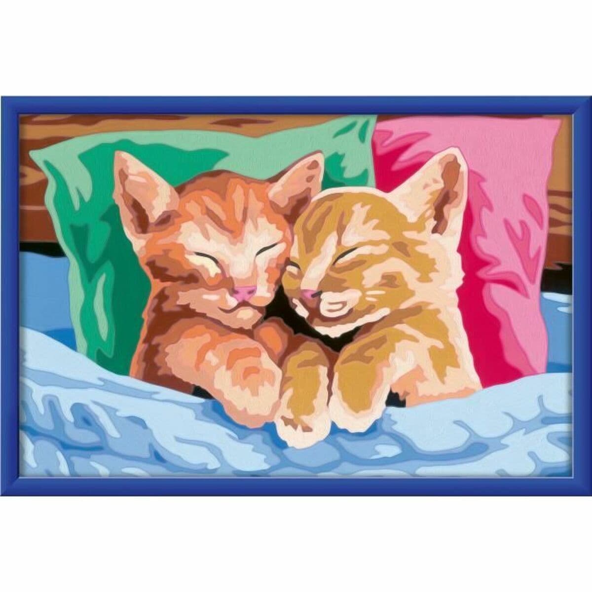 Malen nach Zahlen Set Ravensburger CReart Cats - Image 3