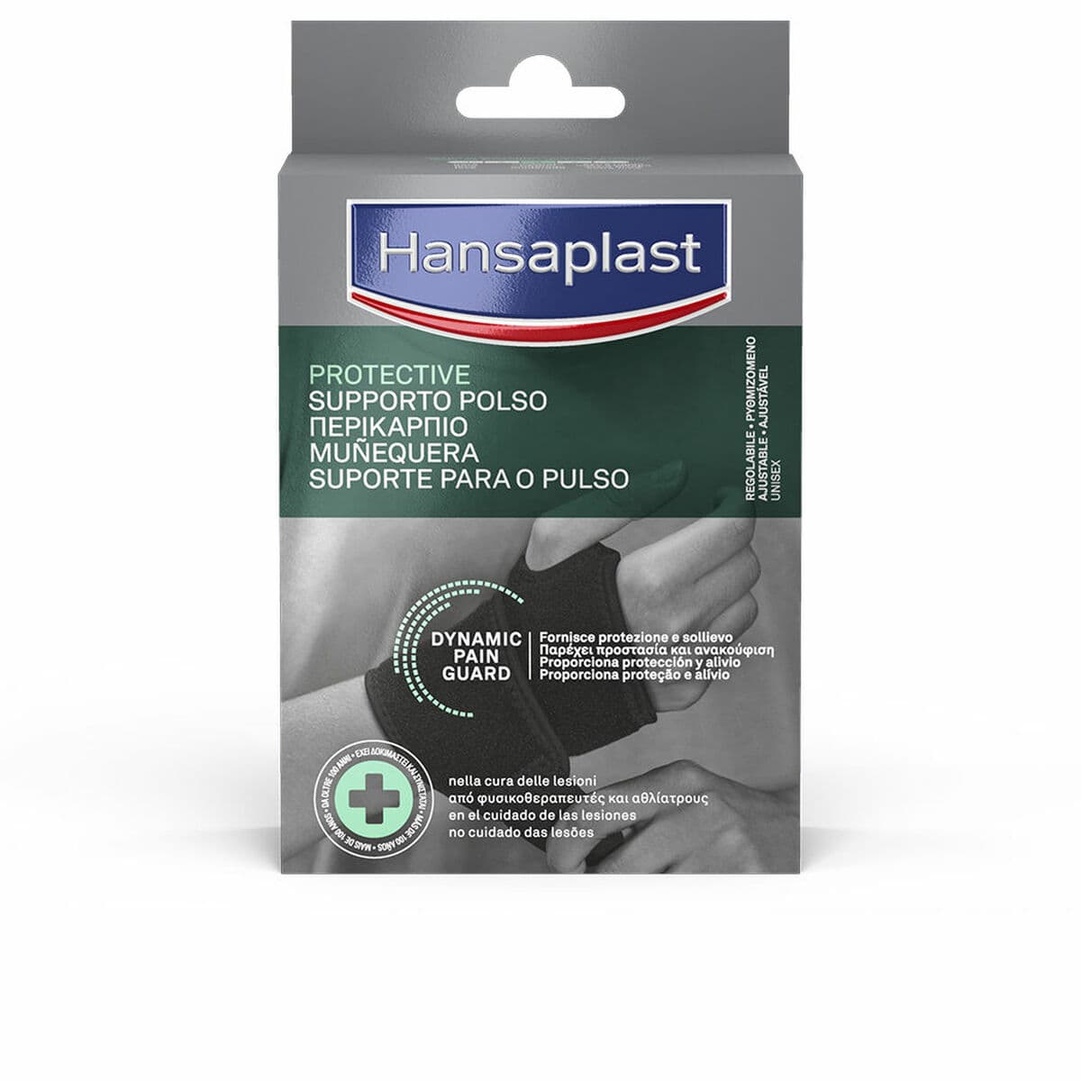 Muñequera Hansaplast Dynamic Pain Guard Negro