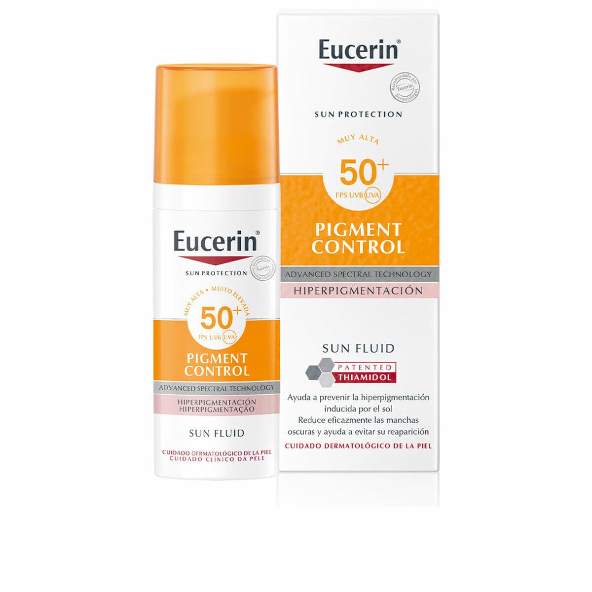 Losjons pret brūno plankumu iedegumu Eucerin Sun Protection Spf 50+ 50 ml