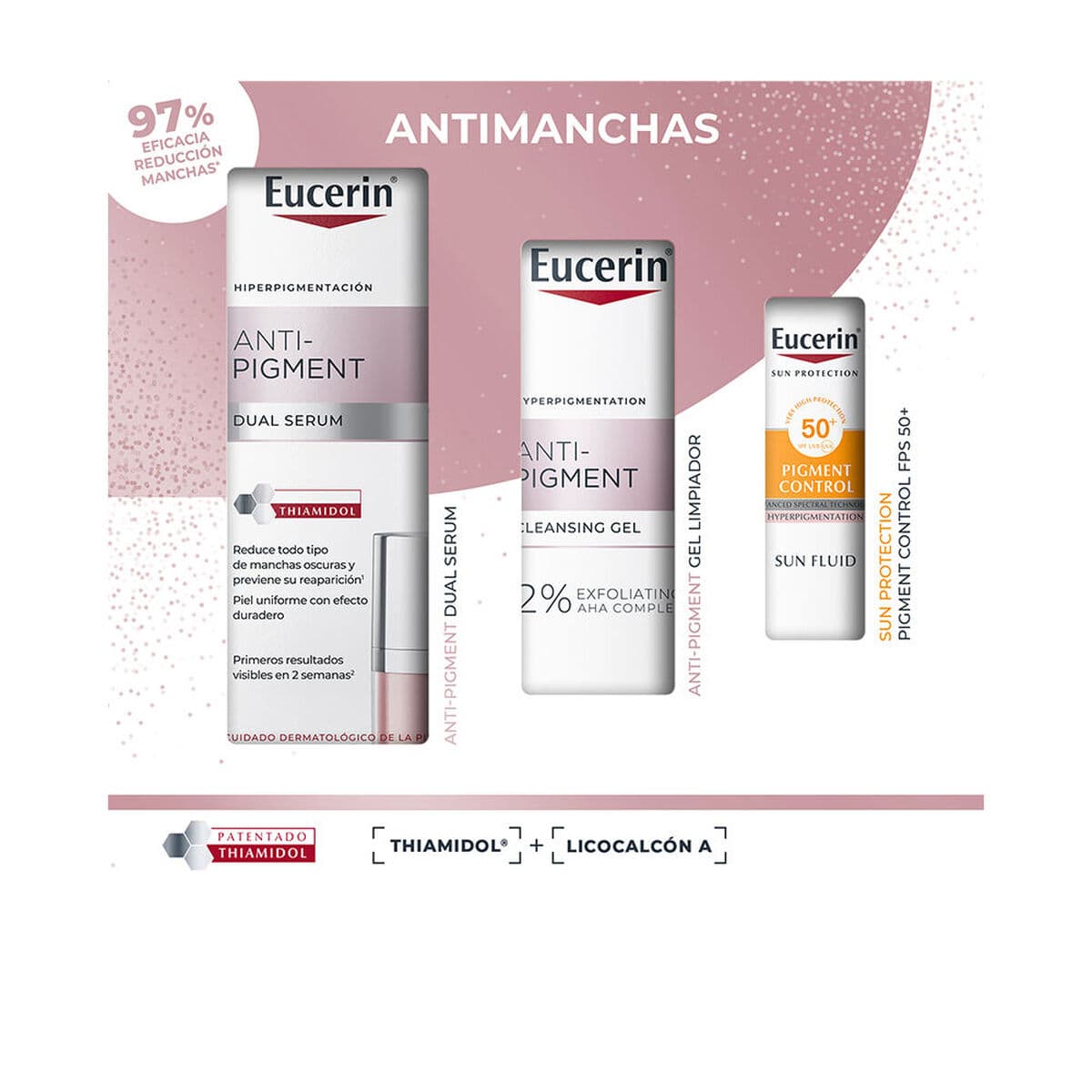 Set de Cosmética Mujer Eucerin ANTI-PIGMENT 3 Piezas