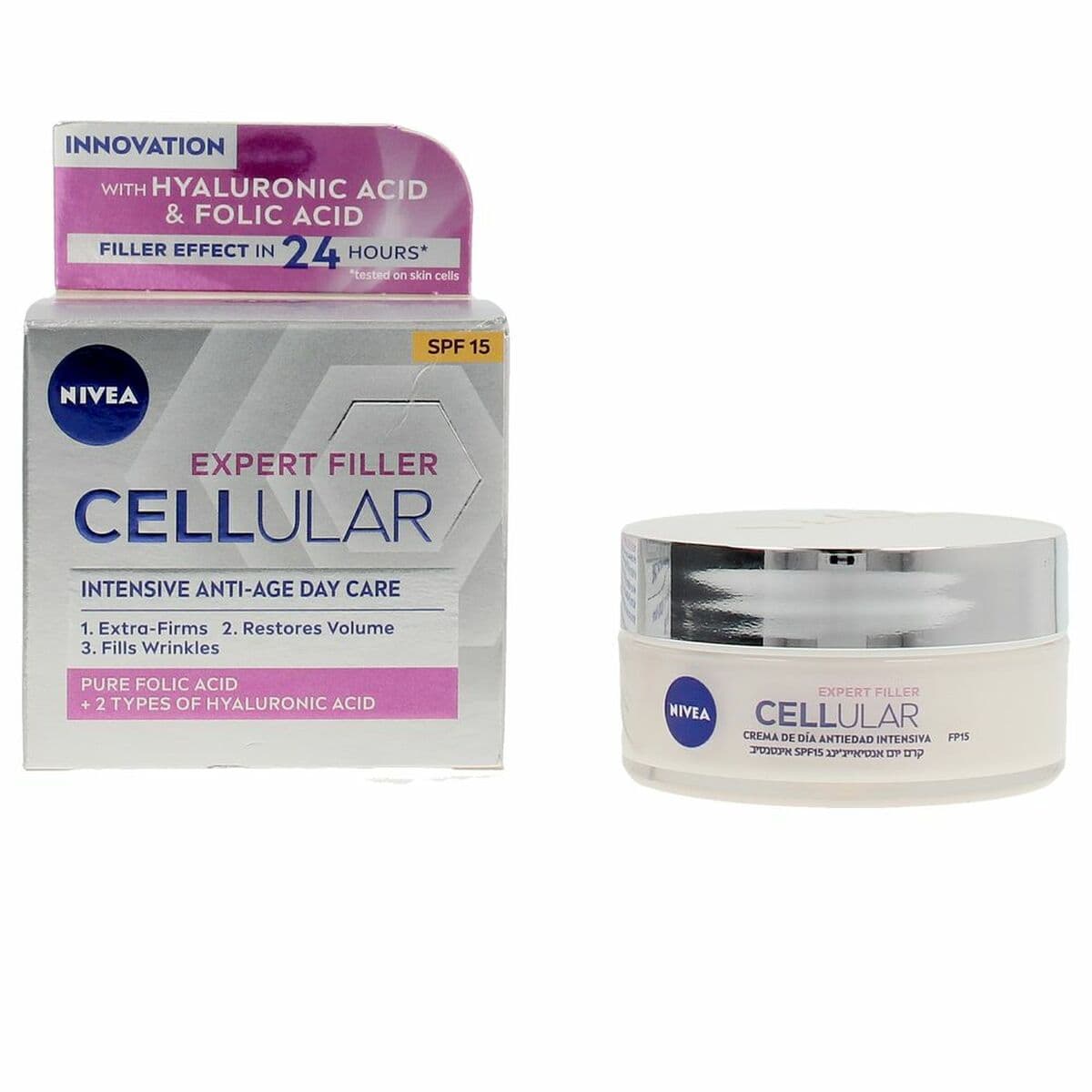 Crema de Día Nivea Cellular Filler Spf 15 50 ml - Image 4