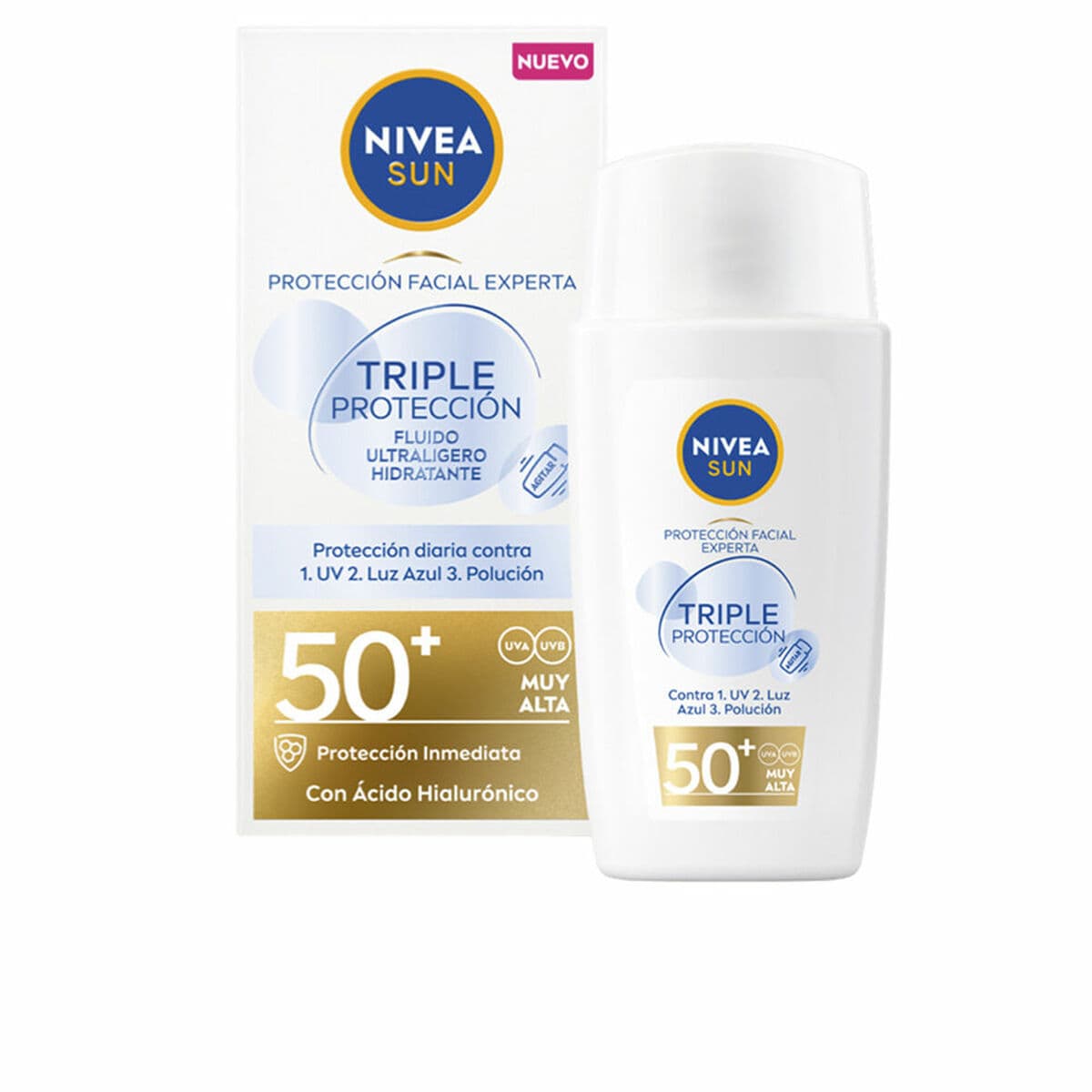 Sonnenschutz Nivea Sun Triple Proteccion Spf 50 Spf 50+ 40 ml