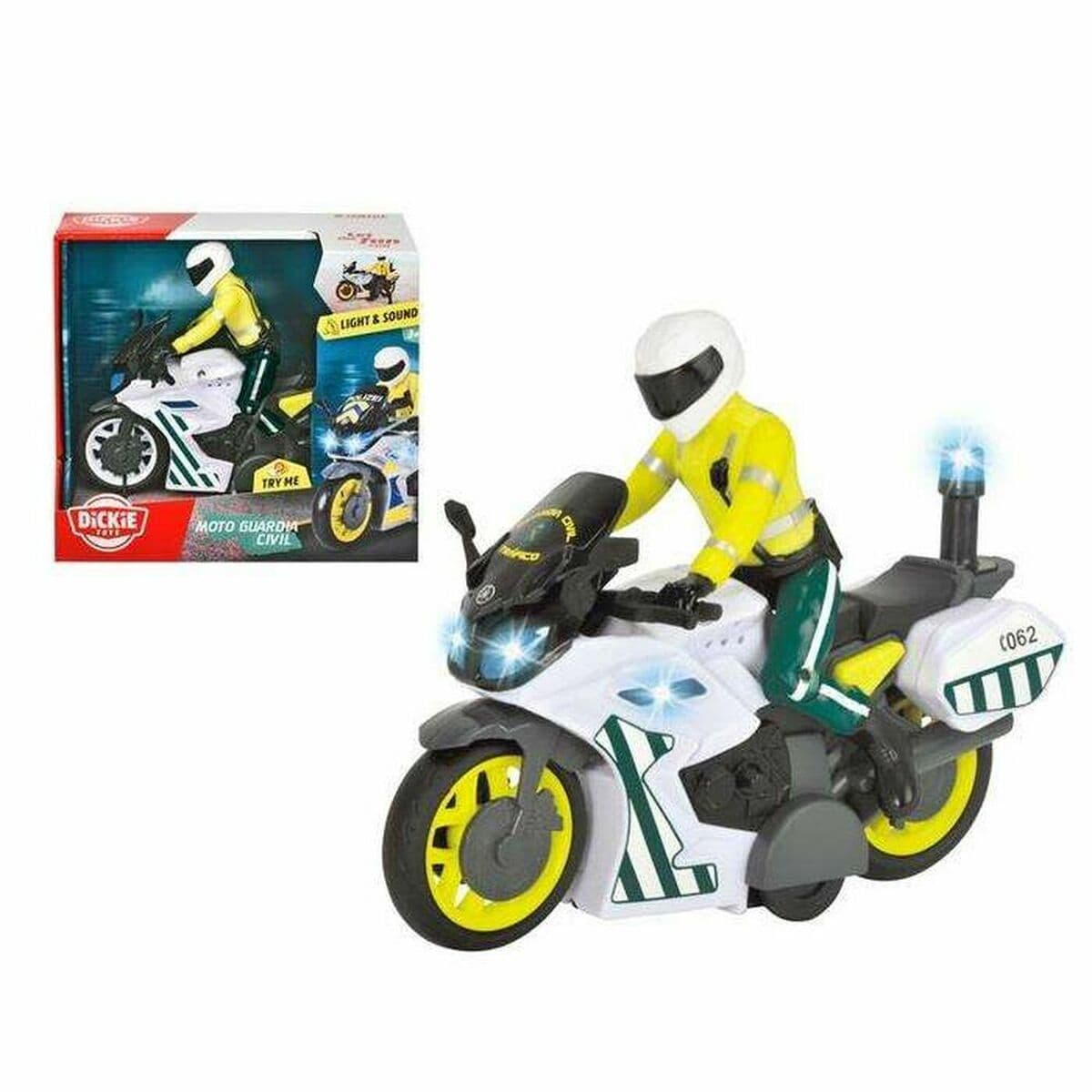 Motorcykel Dickie Toys    17 cm Polis