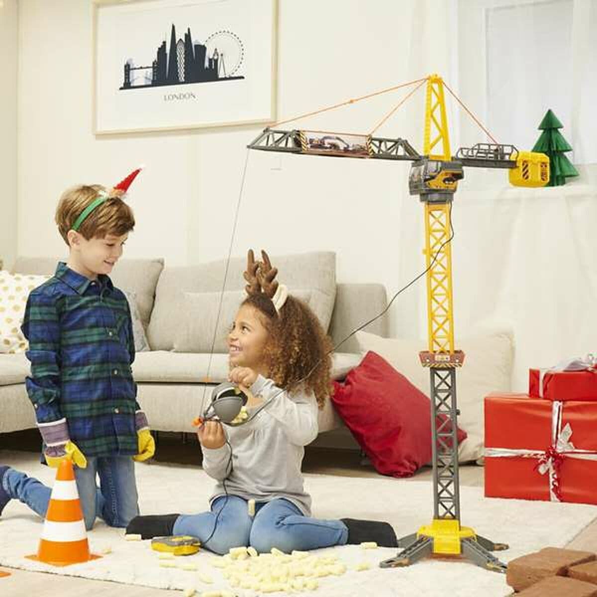 Grúa de Juguete Smoby Mighty Crane Radiocontrol Amarillo Gris - Image 10