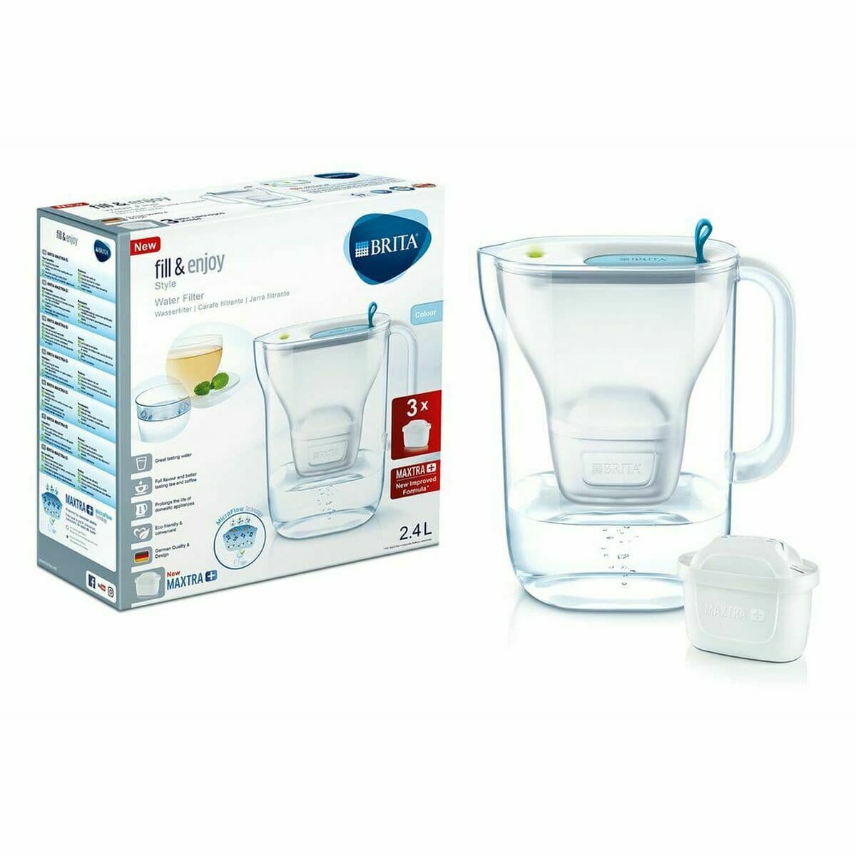 Puodelis-filtras Brita 2,4 L Plastmasinis - Image 3