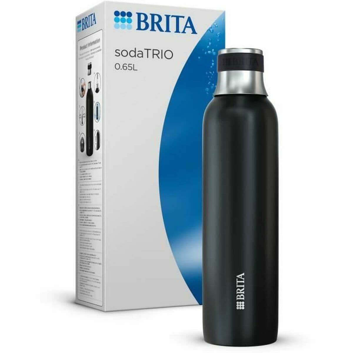Termos Brita sodaTRIO Svart 650 ml