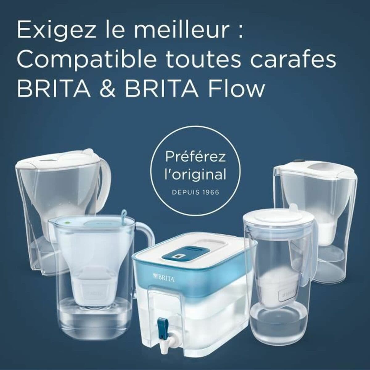 Jarra Filtrante Brita Style Essential Gris Transparente 2,4 L - Image 6