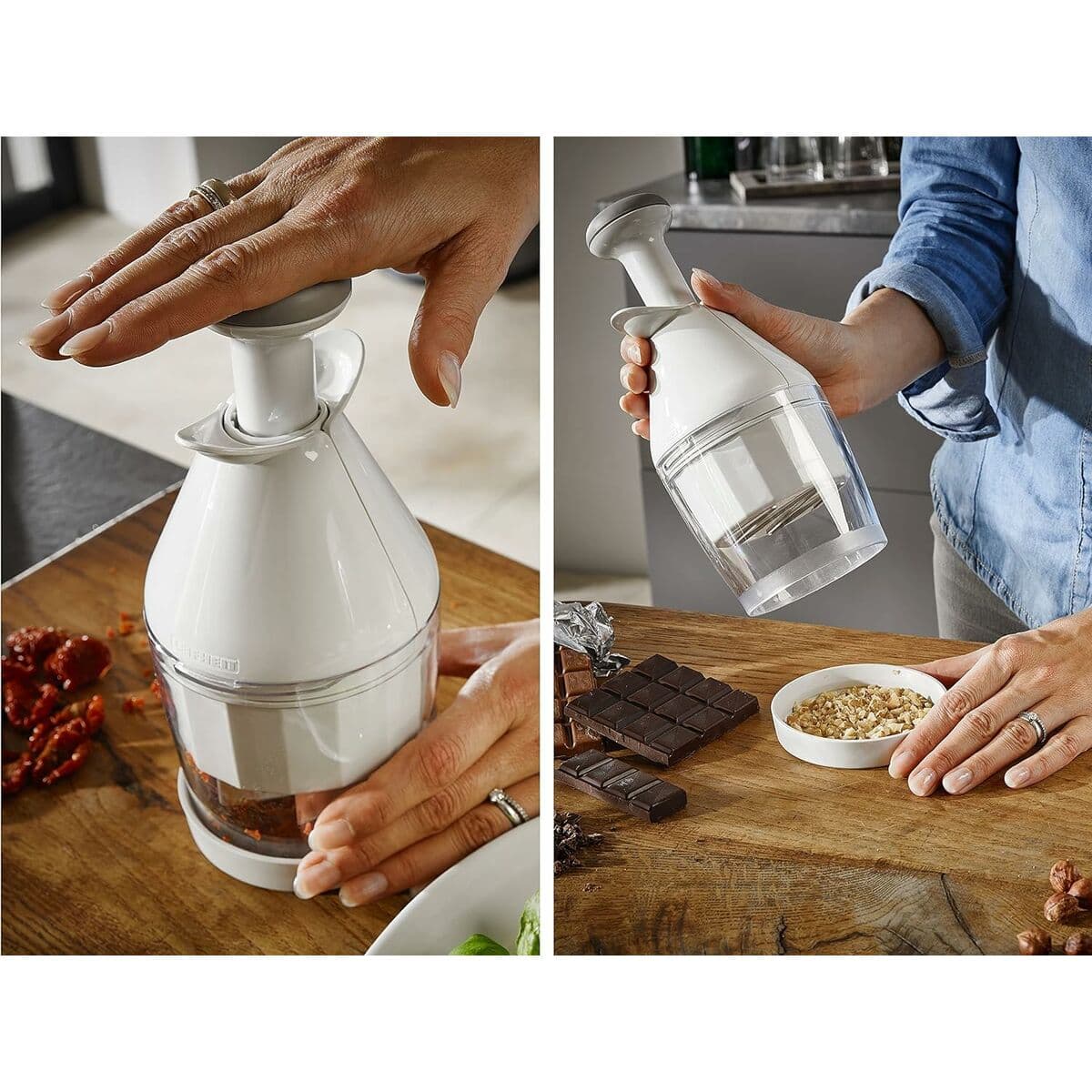 Młynek do Mięsa Leifheit Chopper Confort & Cle Biały Stal nierdzewna Plastikowy - Image 11