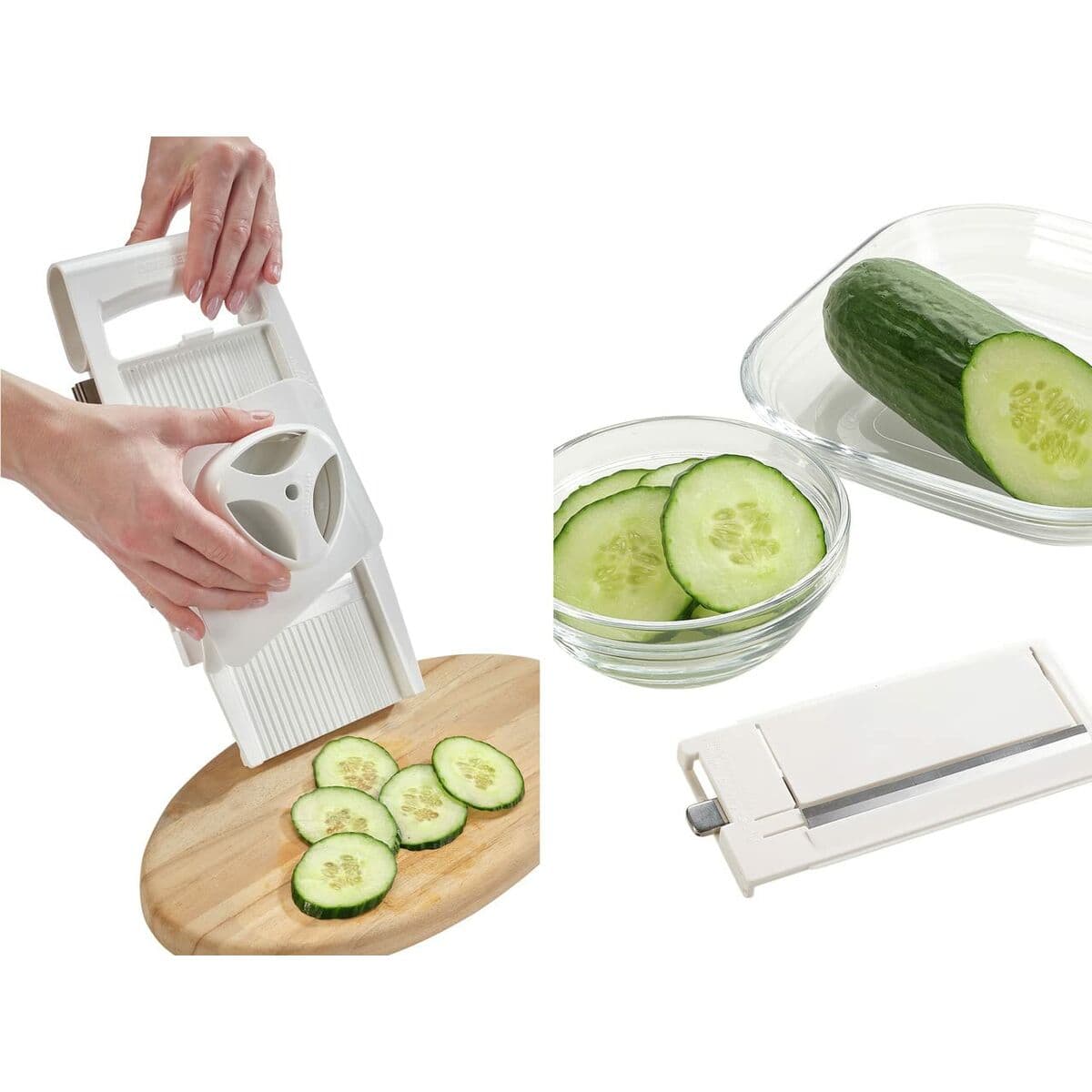 Mandolinriiv Leifheit Valge Roostevaba teras Plastmass 4-funktsiooniline - Image 15