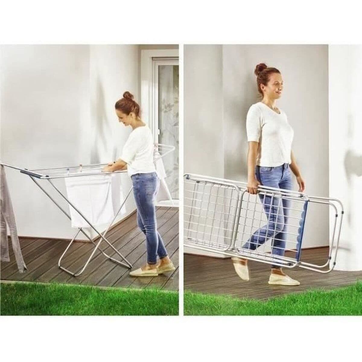 Tendedero Leifheit Gris Aluminio 18 m - Image 5