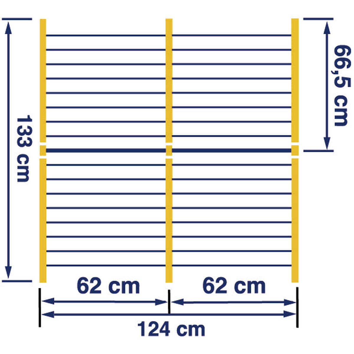 Pesunöör Leifheit Bathtub Dryer Pegasus V 133 x 66,5 cm Sinine Valge Metall - Image 3
