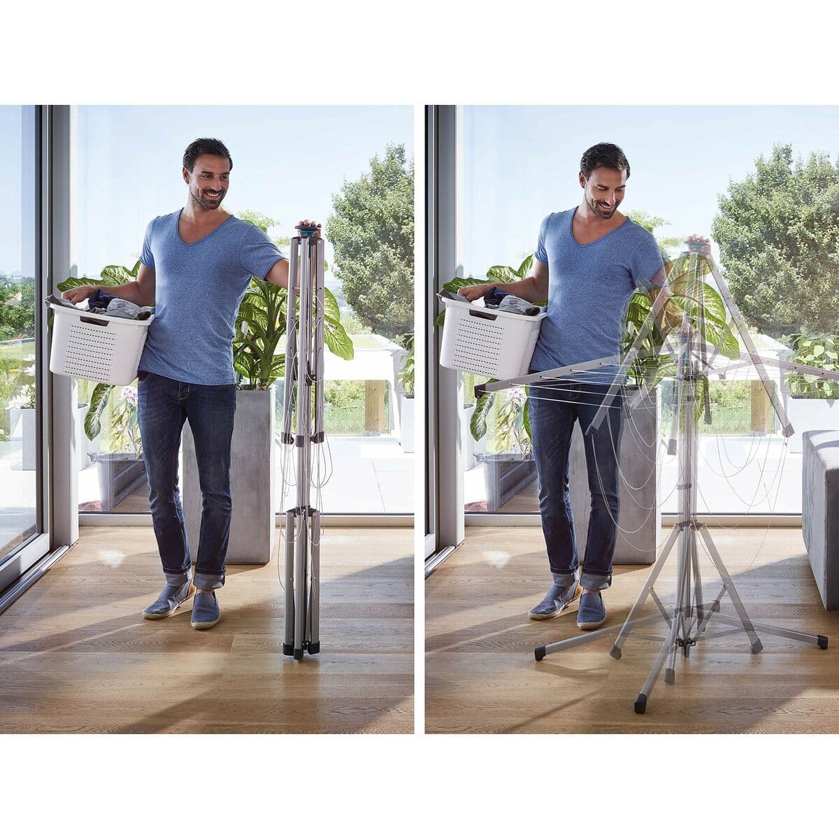 Pesunöör Leifheit LinoPop-Up 82500 Metall 4 Kg - Image 9