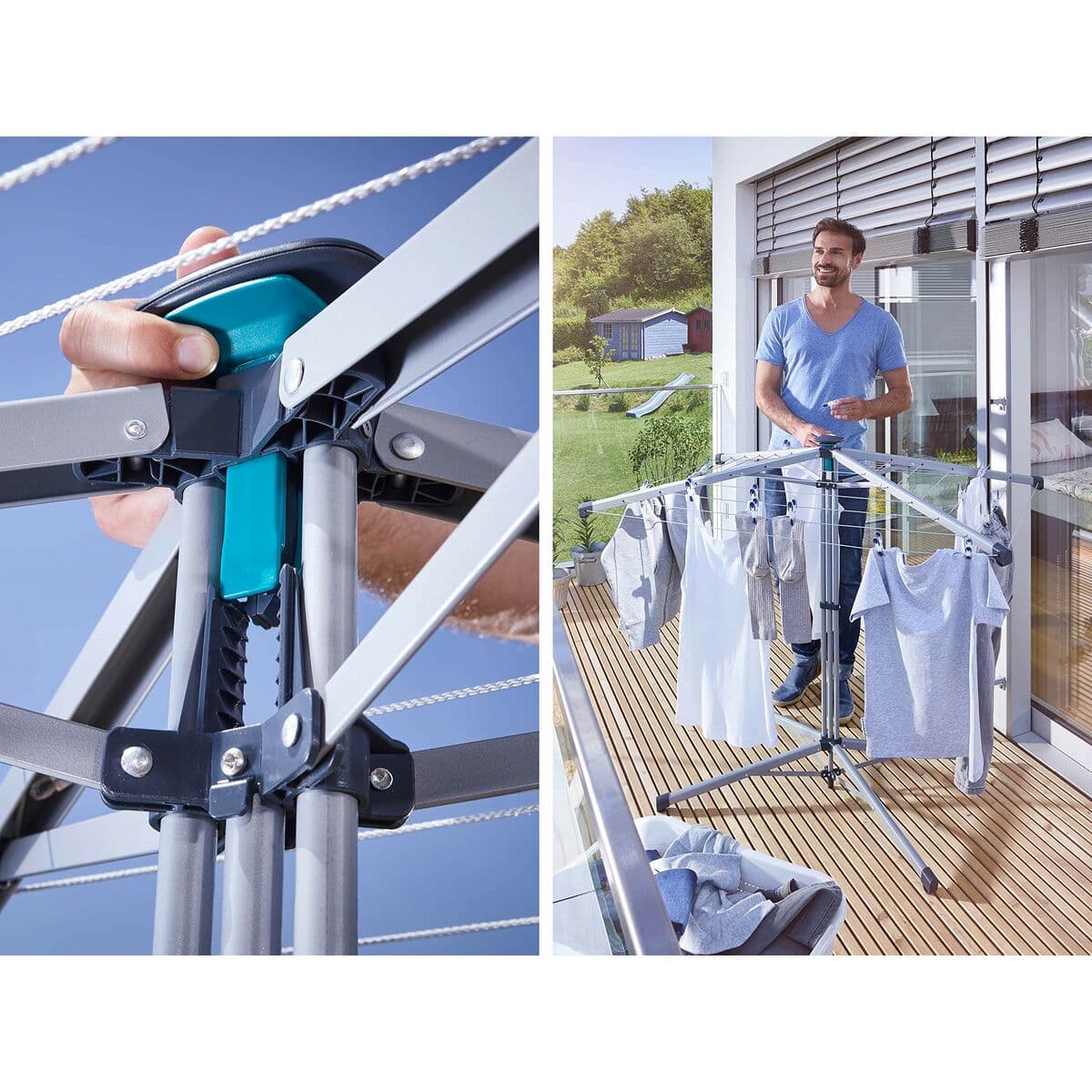 Pesunöör Leifheit LinoPop-Up 82500 Metall 4 Kg - Image 10