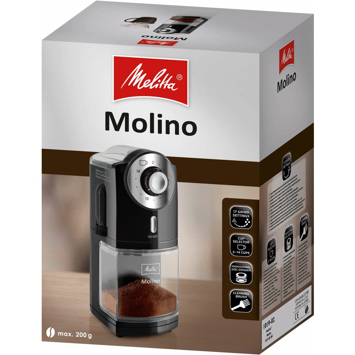 Kavamalė Melitta 1019-02 Juoda noir 200 g 100 W 1000 W - Image 2