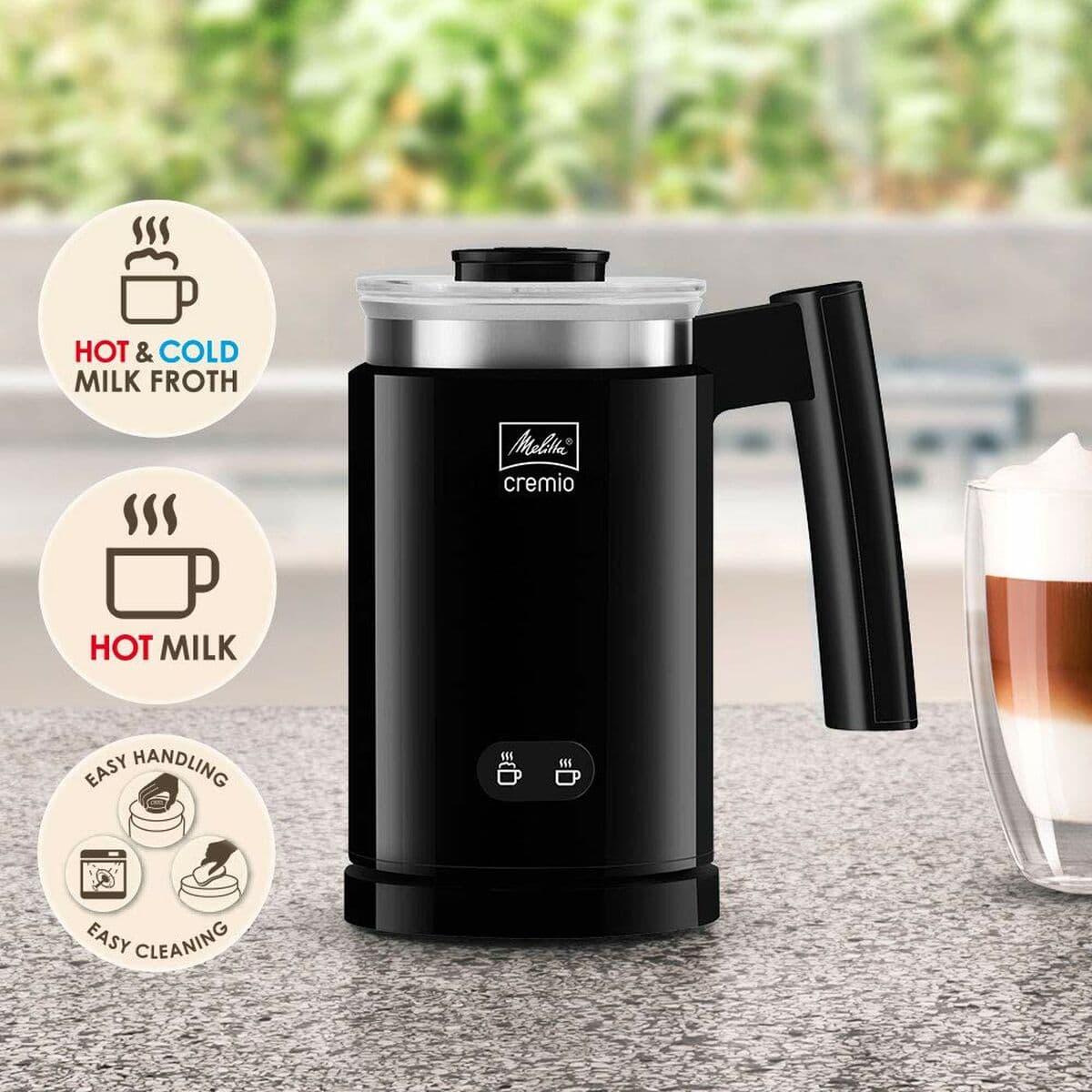 Minivispilä ja vaahdotin Melitta 1014-02 Musta 450 W 200 ml - Image 10