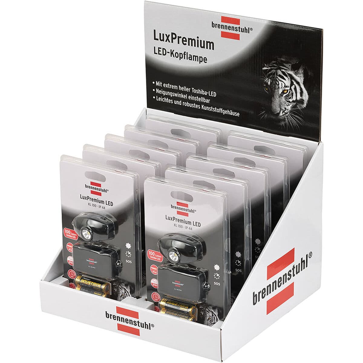 LED-Kopf-Taschenlampe Brennenstuhl 1178780 Schwarz 200 Lm - Image 4