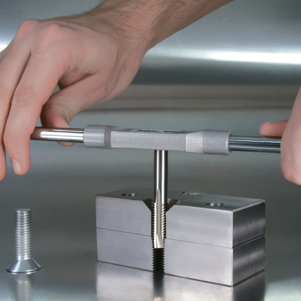 Sett med håndgjenger RUKO 1/8" Høyhastighetsstål (HSS) DIN 5157 2 enheter (2 enheter) - Image 3