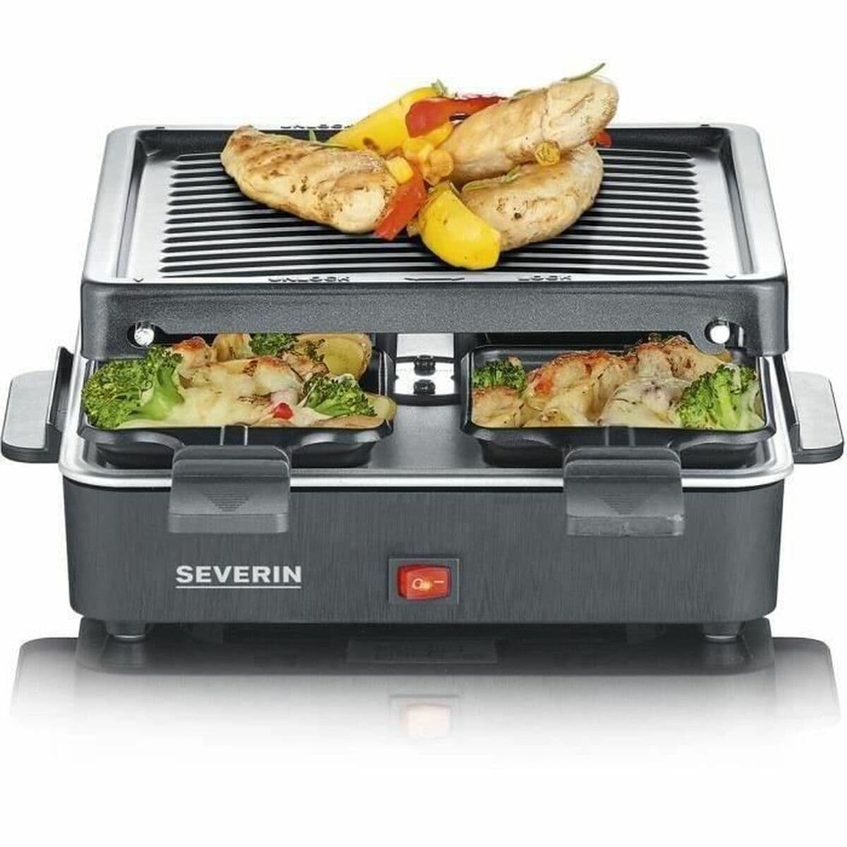 Raclette Severin RG 2370 Svart noir - Image 3