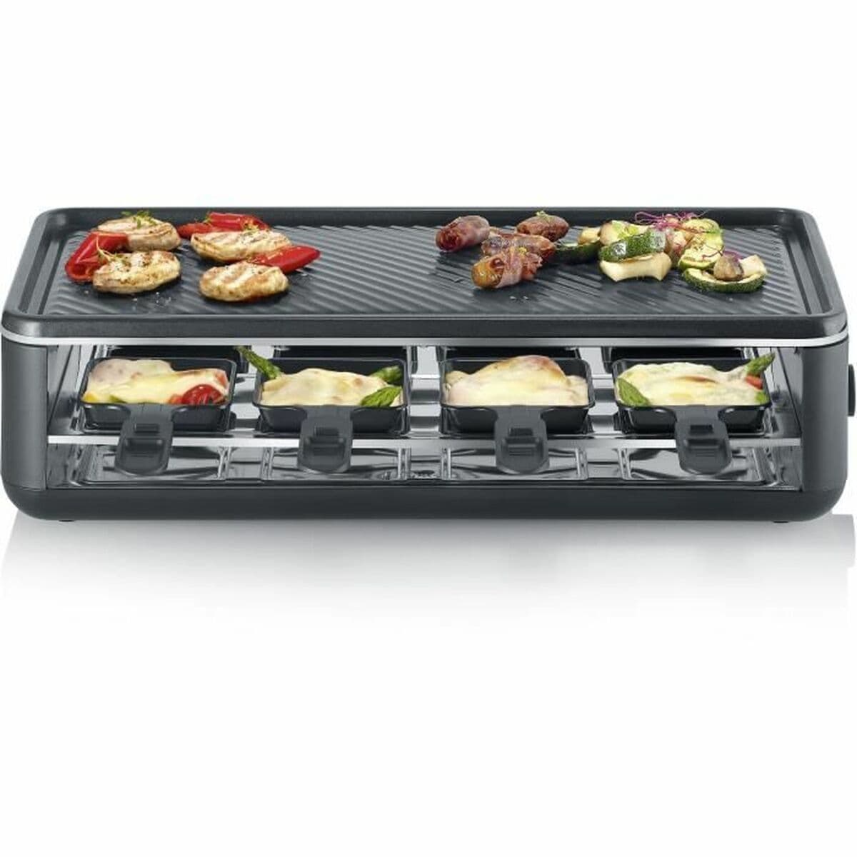 Raclette Severin RG2365 Schwarz noir 48 x 24 cm - Image 4