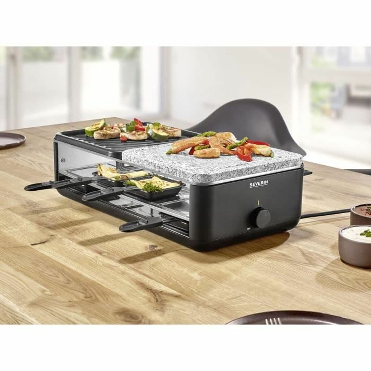 Raclette Severin RG2366 Svart noir 1300 W - Image 2