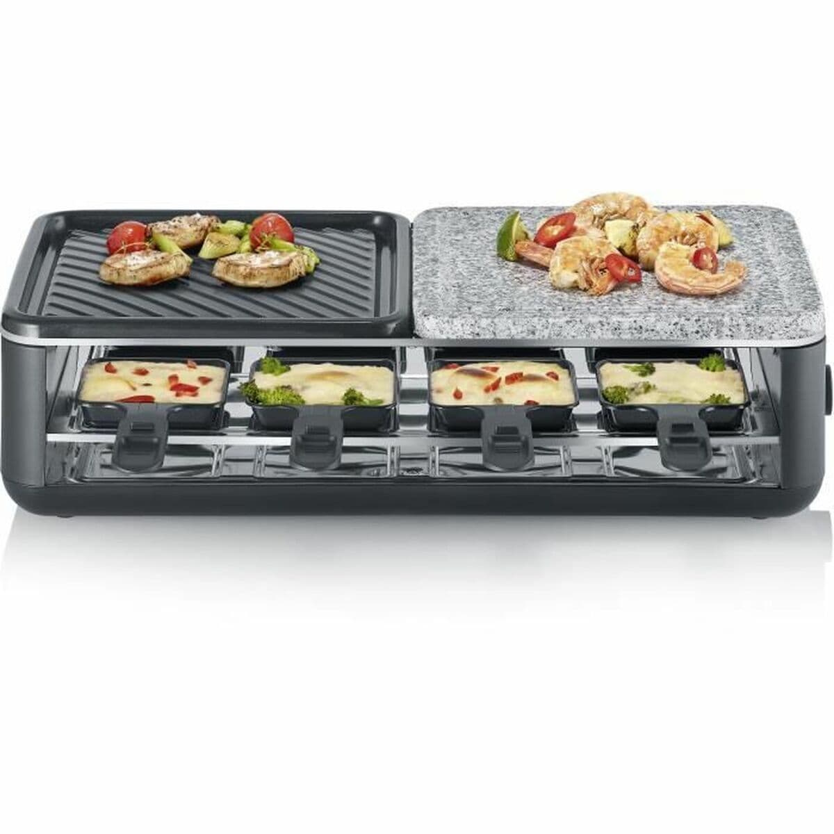 Raclette Severin RG2366 Svart noir 1300 W - Image 4