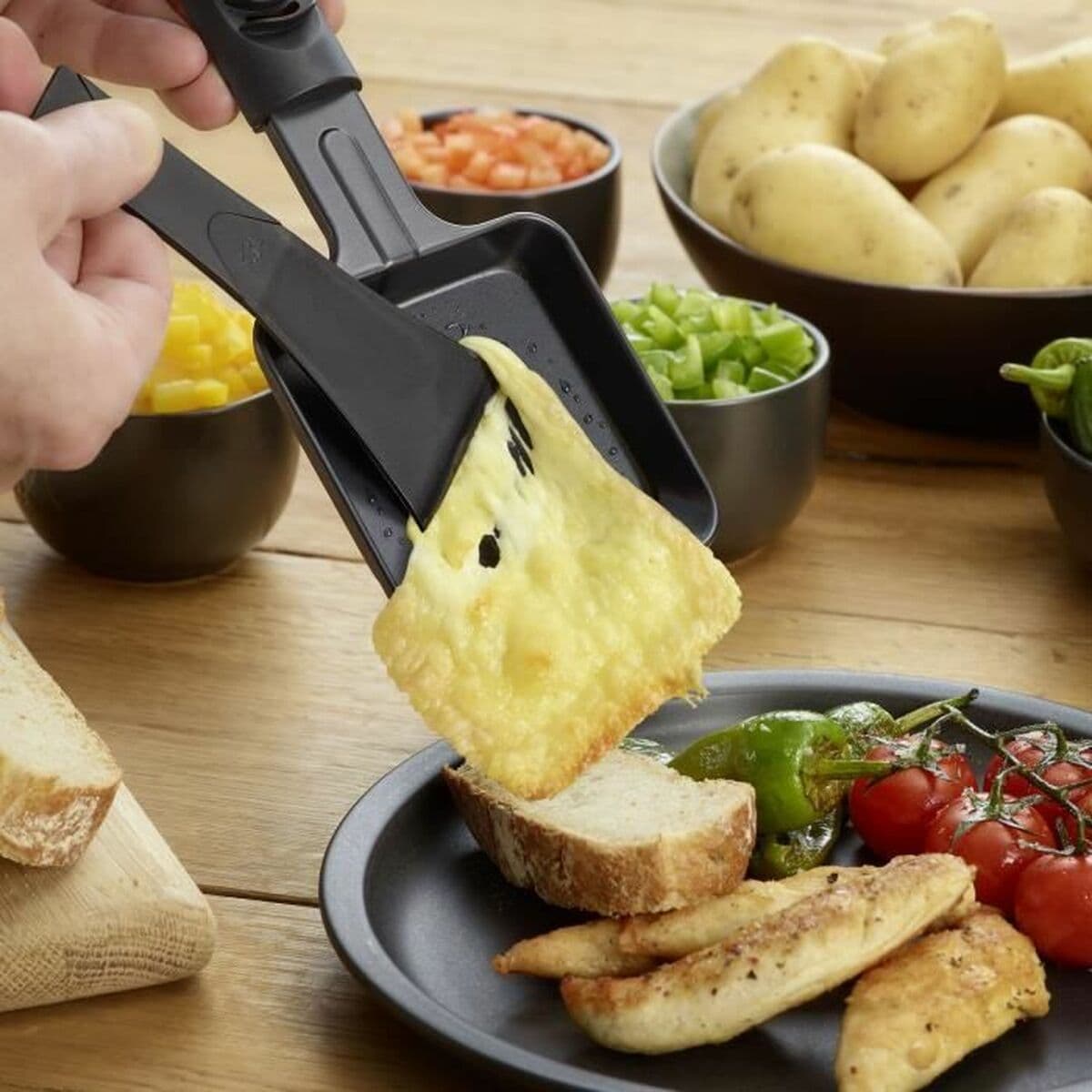 Raclette Severin RG9670 Svart noir 41,7 x 26,3 cm - Image 2