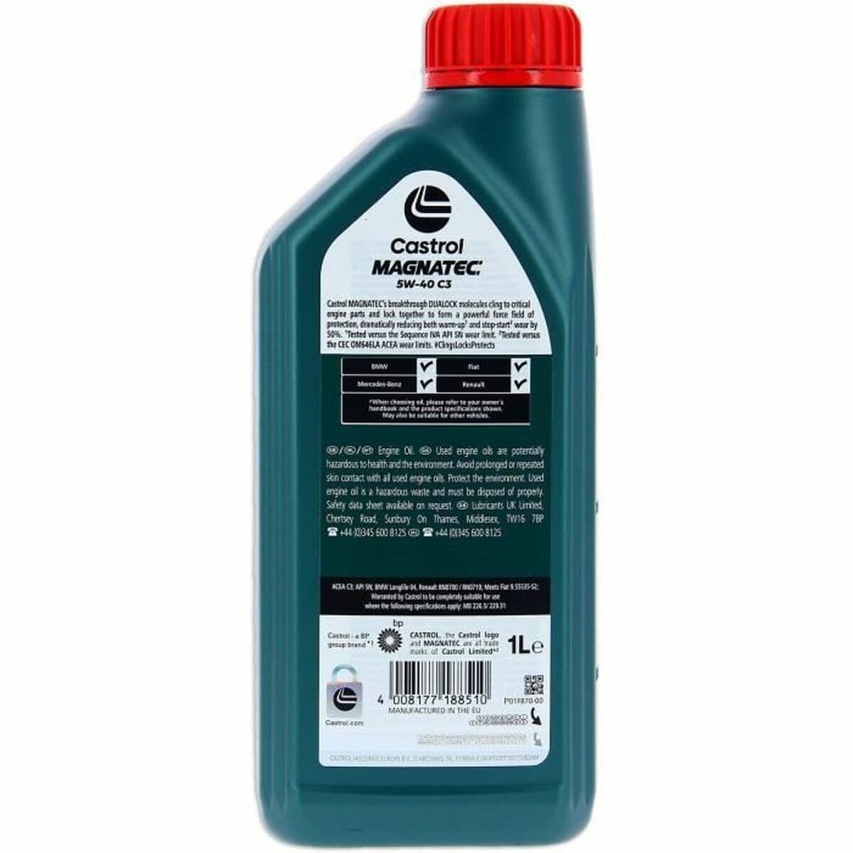 Moottoriöljy Castrol Magnatec Bensiini Diesel 5W40 1 L - Image 3