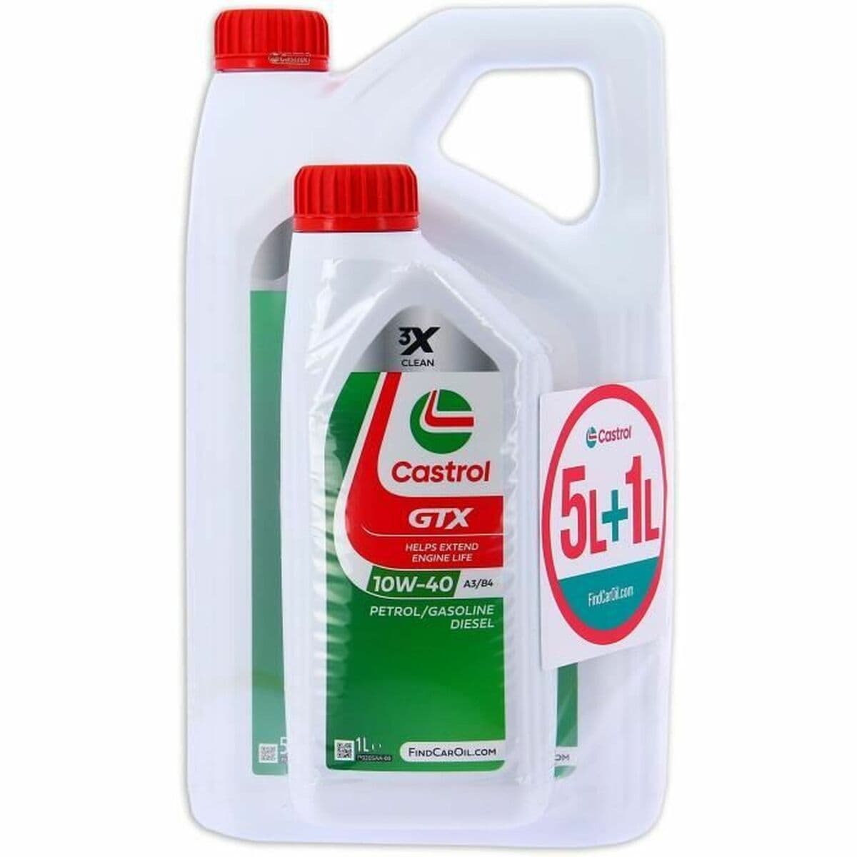 Automobilių variklių alyva Castrol GTX 10W 40 6 L - Image 2