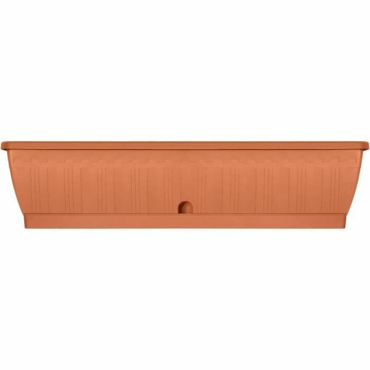 Selbstbewässerndes Pflanzgefäß Garden ID Terrakotta 80 cm