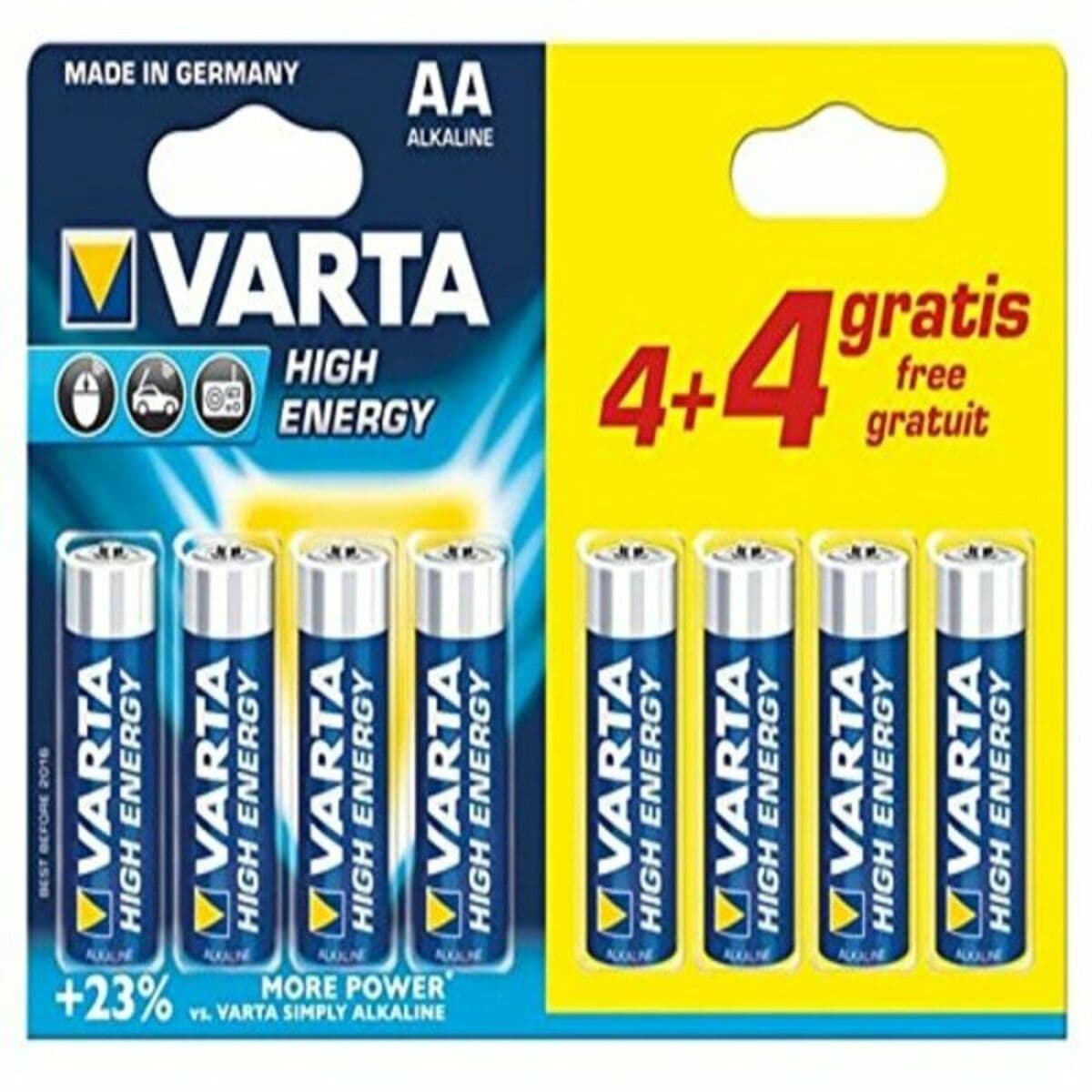 Alkaliska Batterier Varta PILAS ALCALINAS 1 V AA
