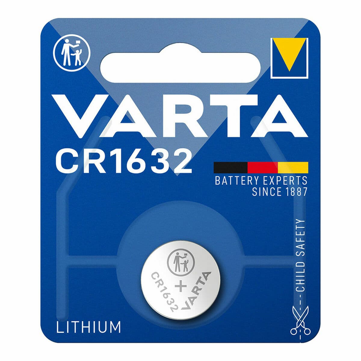Ličio diskinė baterija Varta CR1632 3 V 1.55 V