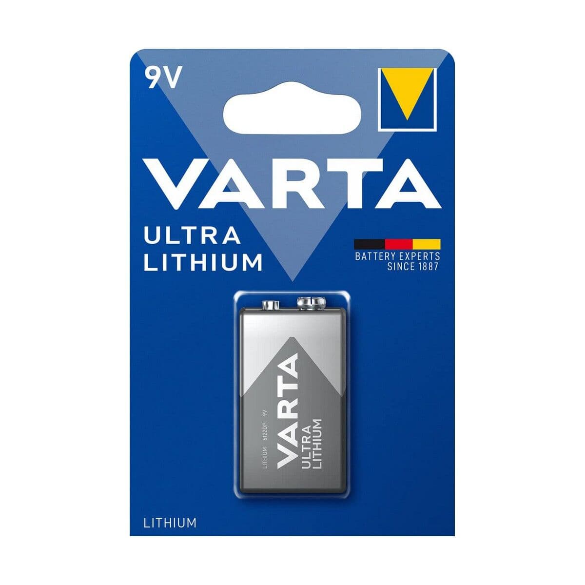 Baterijos Varta Ultra Lithium 1200 mAh 9 V - Image 6