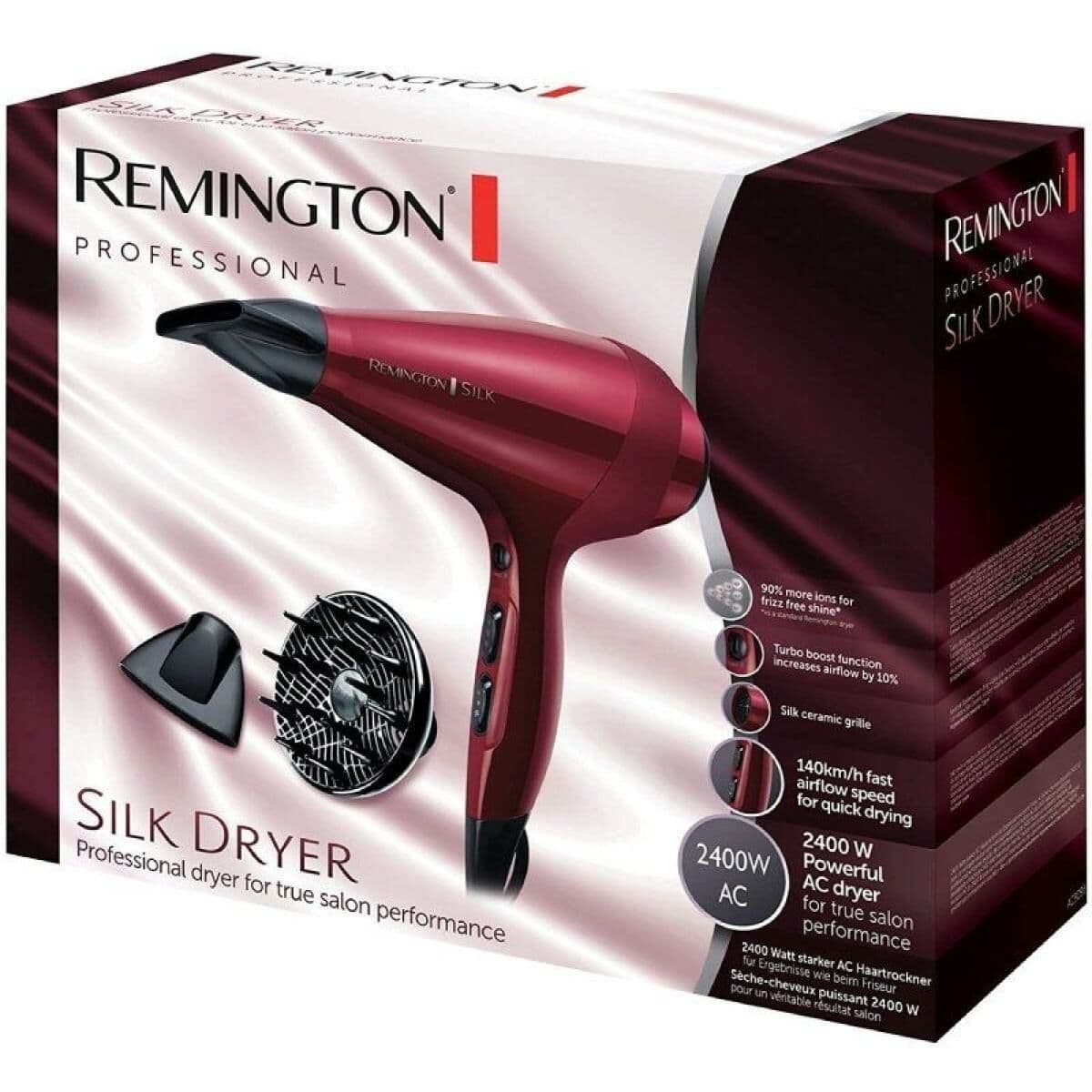 Uscător de Păr Remington T|Studio Silk Roșu 2400 W - Image 5